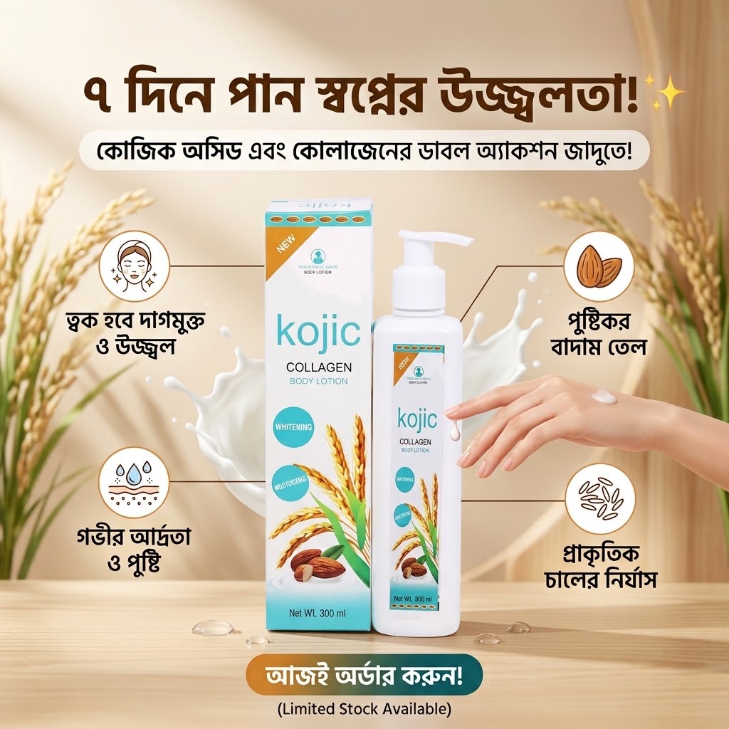 Kojic Collagen Lotion Showcase